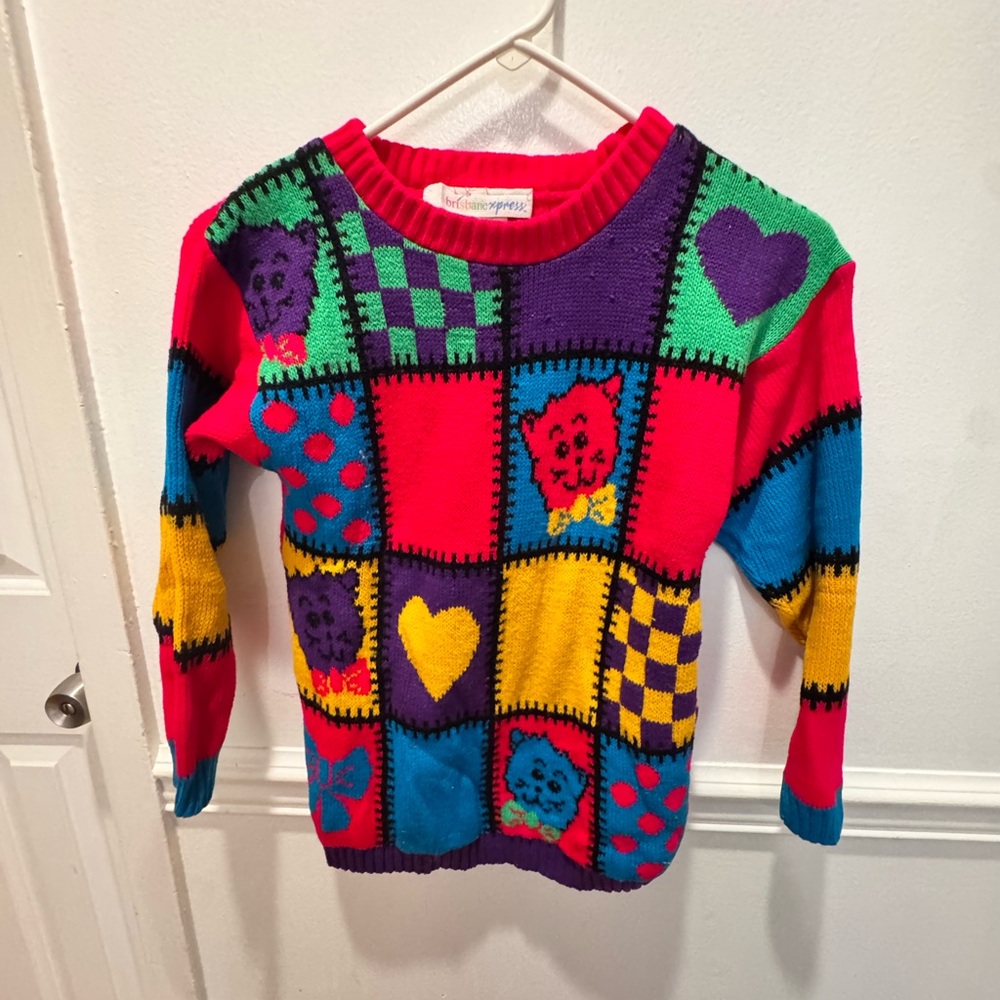 Colorful Patchwork Sweater - Picture 10 of 10